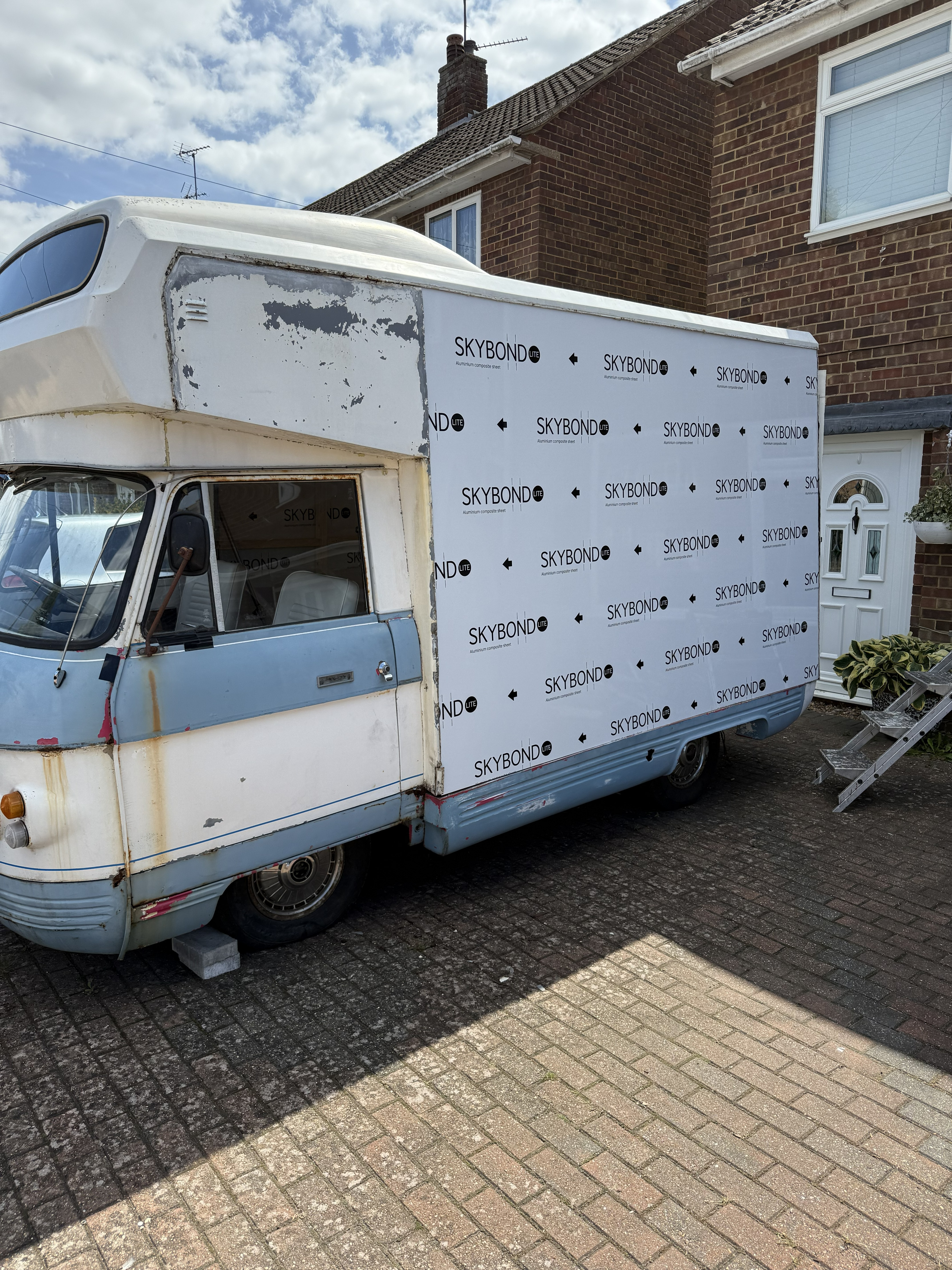 New side panel fitted to Betty